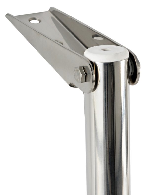 Telescopic ladder for gangplank