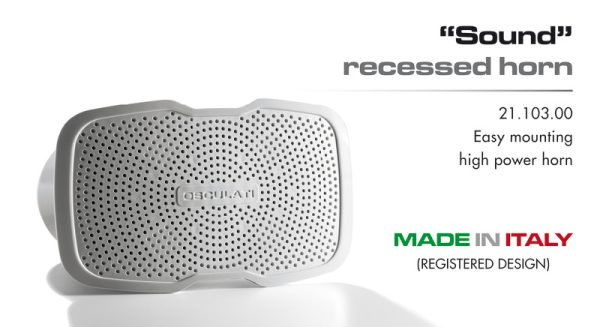 Sound built-in horn Oblong version